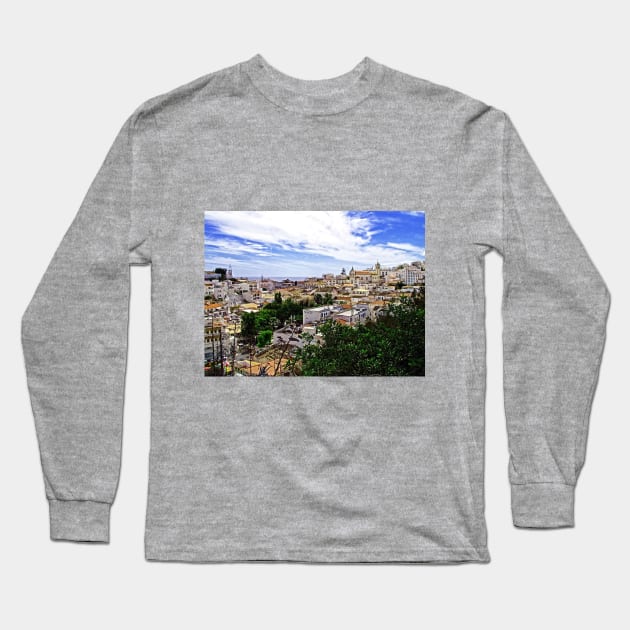 Albufeira Old Town II Long Sleeve T-Shirt by tomg